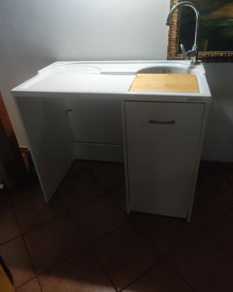 mobile lavandino per lavatrice 