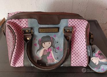 borsa con tracolla Santoro. in pelle. nuova