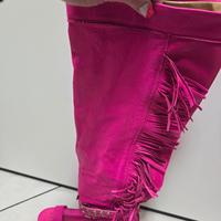 Sandalo-stivale rosa