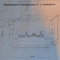 Nicchia / vano / cassetta porta contatore