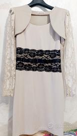 2 pezzi Completo vestito+coprispalle