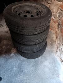 4 Cerchioni in lamiera per Fiat Qubo