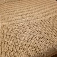 Copriletto matrimoniale vintage '80 uncinetto 