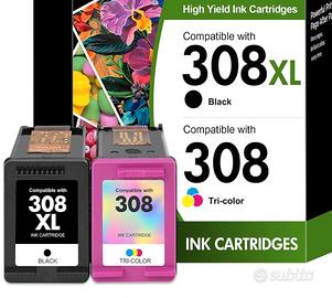 HP cartucce compatibili 308XL +308 