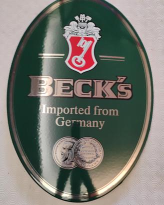 Scudo in metallo Becks