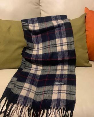 Sciarpa sportiva a quadri stile scozzese in lana