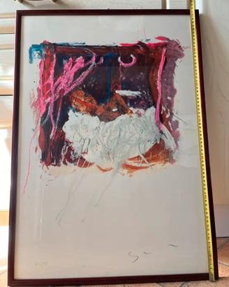 SCHIFANO  litografia firmata .