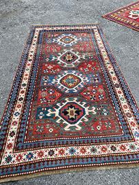 Tappeto antico Kazak Karabagh 1900–1915 (130x240)