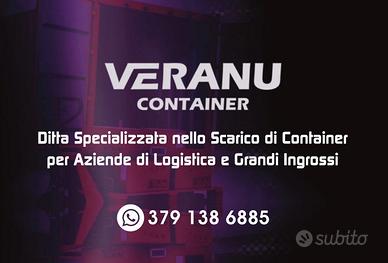 Scarico container per aziende