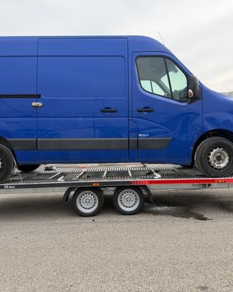 RIMORCHIO BASCULANTE TRASPORTO VEICOLI 3.5T - 5,00