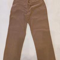pantaloni donna, tessuto tipo alcantara. morbidi 