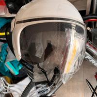 Casco Jet Tg. M 57-58 Bianco VM safe