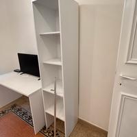 Armadio/Libreria bianco a colonna