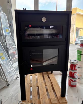 FORNO A LEGNA - modello EOLIE- Doppia cottura