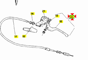 -Comando cmpl Frizione Aprilia Pegaso 50 AP8218085