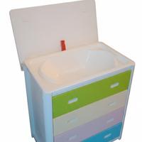 Fasciatoio bagnetto con cassettoni