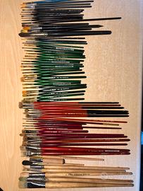 Pennelli per pittura ad olio
