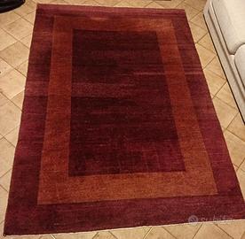 Tappeto NIZAM Bordeaux e rosso mattone 235 x 164cm