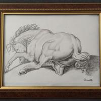 Disegno Copia del “cavallo abbattuto di Vasari"