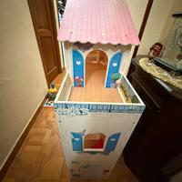 Casetta bambole legno