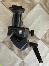 Morsetto e testa Manfrotto