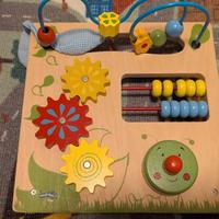 giochi in legno , tavola sensoriale