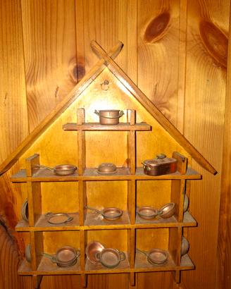 Vintage: bacheche porta miniature con miniature