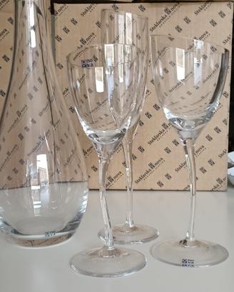 Set di 36 bicchieri e bottiglia