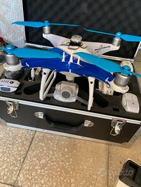 Drone dji phanthom 4pro 5 batterie e accessori