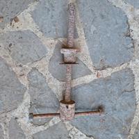 Morsa antica da falegnameria