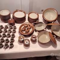 Servizio in ceramica SIAL - effetto terracotta