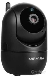 SHIWOJIA Telecamera Wi-Fi Interno, 1080P HD Videoc