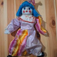 pupazzo con parti in ceramica. Integro 