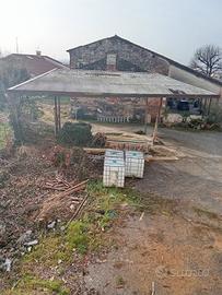 tettoia visibile montata