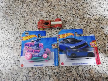 macchinine hot wheels nuovo - set 3 pezzi 