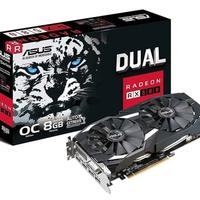 ASUS DUAL Radeon RX 580 Overclock Edition 8 GB GDD