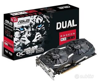 ASUS DUAL Radeon RX 580 Overclock Edition 8 GB GDD