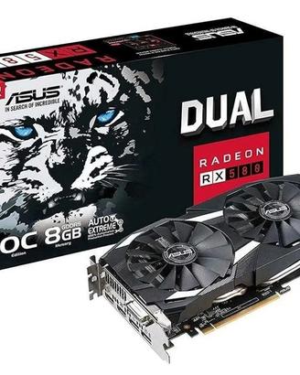 ASUS DUAL Radeon RX 580 Overclock Edition 8 GB GDD