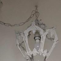 Lampadario ferro battuto