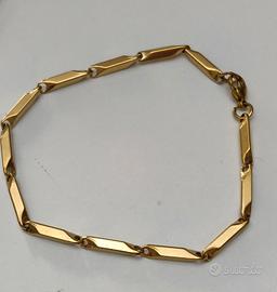BRACCIALE UOMO PLACCATO ORO 18K 