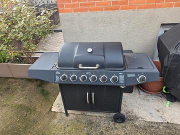 barbecue a gas 6 fuochi + 1