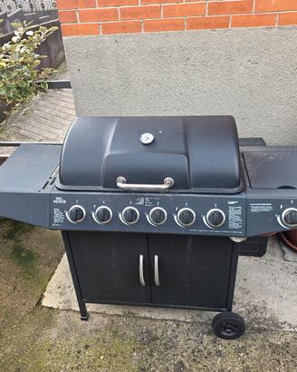 barbecue a gas 6 fuochi + 1