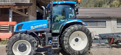 t6 17 5 rimorchio ribaltabile, con gru botte