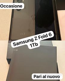Samaung Z Fold 6 1Tb black