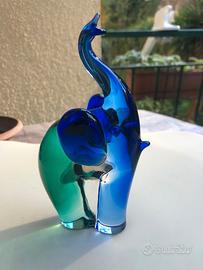 Elefantino bicolore Archimede Seguso
