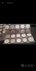 Lotto 30 pezzi 500 lire argento