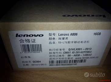 Smartphone a806 lenovo