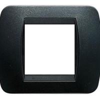 Placca color acciaio scuri bticino