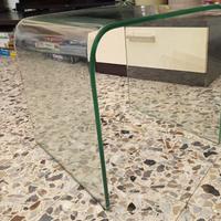 Coppia comodini  vetro piegato