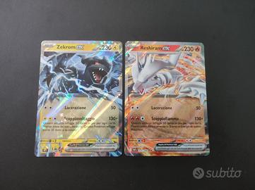 carte Pokémon: Zekrom e Reshiram Ex 